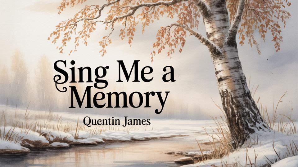 Sing Me a Memory — AI cover art, theme autumn · bittersweet · watercolor